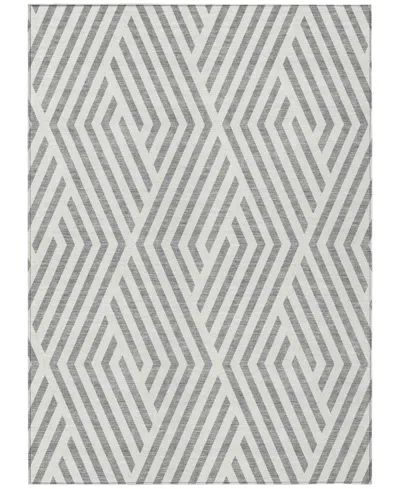 Addison Chantille Machine Washable Acn550 2'6x3'10 Area Rug In Gray