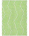 Addison Chantille Machine Washable Acn550 2'6x3'10 Area Rug In Lime