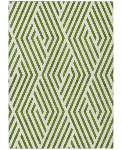 Addison Chantille Machine Washable Acn550 2'6x3'10 Area Rug In Olive