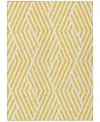 Addison Chantille Machine Washable Acn550 2'6x3'10 Area Rug In Yellow