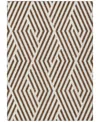 Addison Chantille Machine Washable Acn550 3'x5' Area Rug In Brown