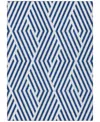 Addison Chantille Machine Washable Acn550 5'x7'6 Area Rug In Navy