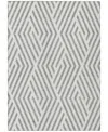 Addison Chantille Machine Washable Acn550 9'x12' Area Rug In Gray