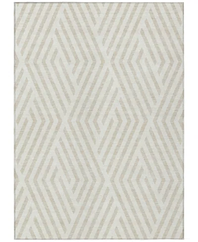 Addison Chantille Machine Washable Acn550 9'x12' Area Rug In White