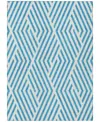 Addison Chantille Machine Washable Acn550 9'x12' Area Rug In Ocean