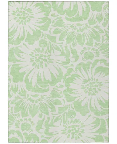 Addison Chantille Machine Washable Acn551 10'x14' Area Rug In Green