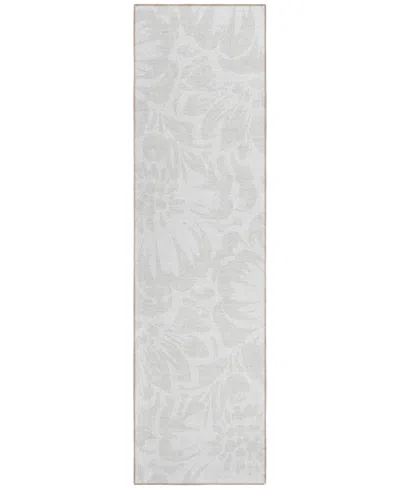Addison Chantille Machine Washable Acn551 2'3x7'6 Runner Area Rug In Ivory