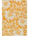 Addison Chantille Machine Washable Acn551 2'6x3'10 Area Rug In Orange