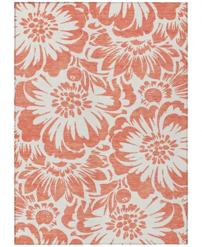 Addison Chantille Machine Washable Acn551 2'6x3'10 Area Rug In Red