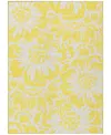 Shop Addison Chantille Machine Washable Acn551 3'x5' Area Rug In Yellow
