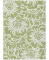 Shop Addison Chantille Machine Washable Acn551 8'x10' Area Rug In Lime