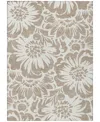 Addison Chantille Machine Washable Acn551 8'x10' Area Rug In Taupe