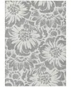 Addison Chantille Machine Washable Acn551 9'x12' Area Rug In Gray