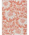 Addison Chantille Machine Washable Acn551 9'x12' Area Rug In Salmon