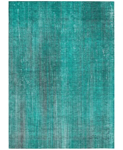 Addison Chantille Machine Washable Acn552 10'x14' Area Rug In Green