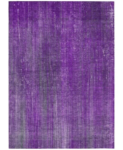 Addison Chantille Machine Washable Acn552 10'x14' Area Rug In Purple