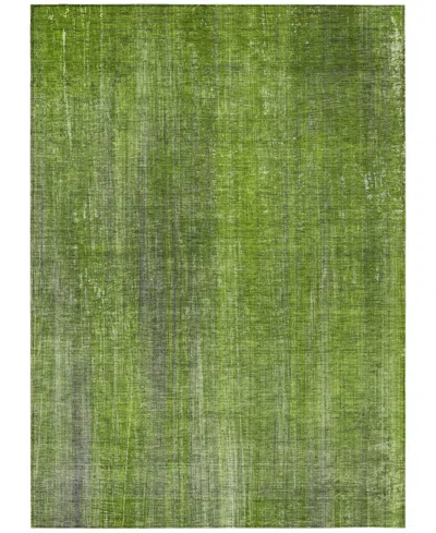 Addison Chantille Machine Washable Acn552 3'x5' Area Rug In Green