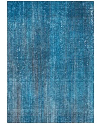 Addison Chantille Machine Washable Acn552 8'x10' Area Rug In Blue