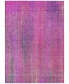 Addison Chantille Machine Washable Acn552 8'x10' Area Rug In Lilac