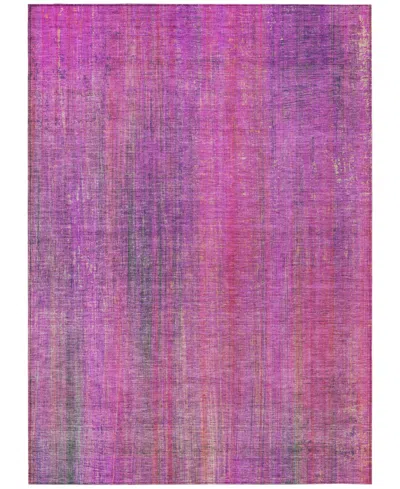 Addison Chantille Machine Washable Acn552 8'x10' Area Rug In Lilac