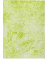 Addison Chantille Machine Washable Acn553 5'x7'6 Area Rug In Lime