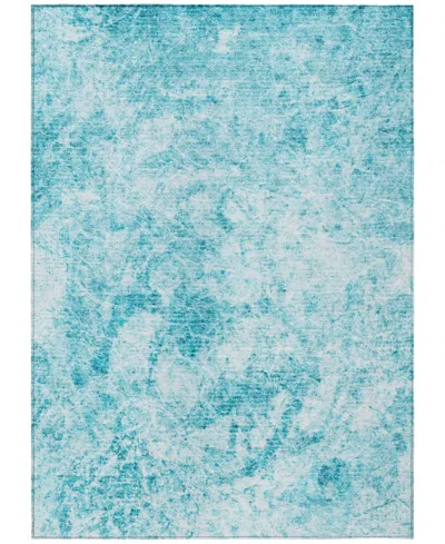 Addison Chantille Machine Washable Acn553 9'x12' Area Rug In Ocean