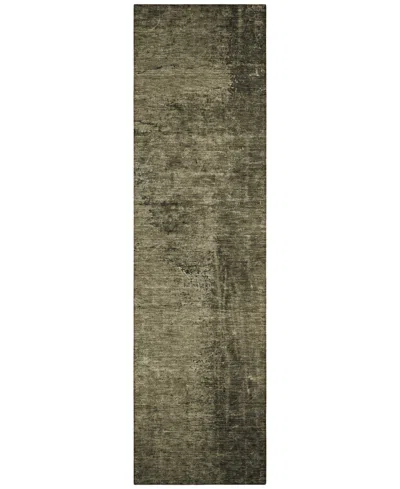 Addison Chantille Machine Washable Acn554 2'3x7'6 Runner Area Rug In Gray