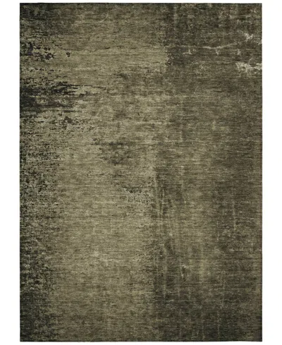 Addison Chantille Machine Washable Acn554 8'x10' Area Rug In Gray