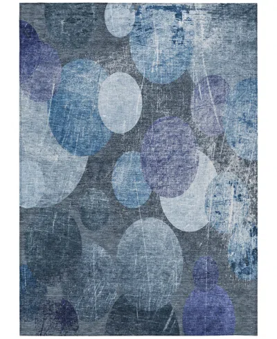 Addison Chantille Machine Washable Acn556 2'6x3'10 Area Rug In Blue