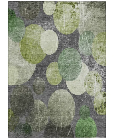 Addison Chantille Machine Washable Acn556 5'x7'6 Area Rug In Green