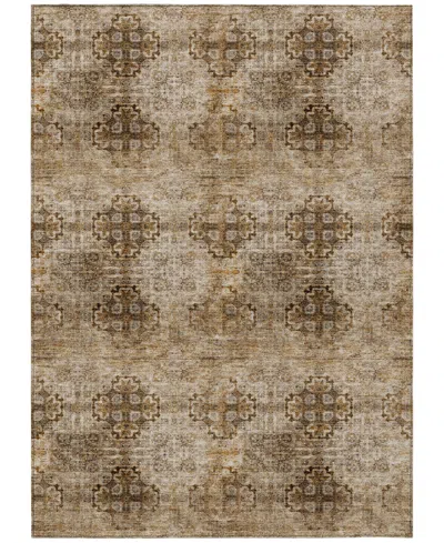 Addison Chantille Machine Washable Acn557 10'x14' Area Rug In Taupe