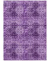 Addison Chantille Machine Washable Acn557 2'6x3'10 Area Rug In Eggplant