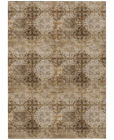 Addison Chantille Machine Washable Acn557 3'x5' Area Rug In Taupe