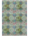 Addison Chantille Machine Washable Acn557 5'x7'6 Area Rug In Green