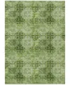 Addison Chantille Machine Washable Acn557 5'x7'6 Area Rug In Olive