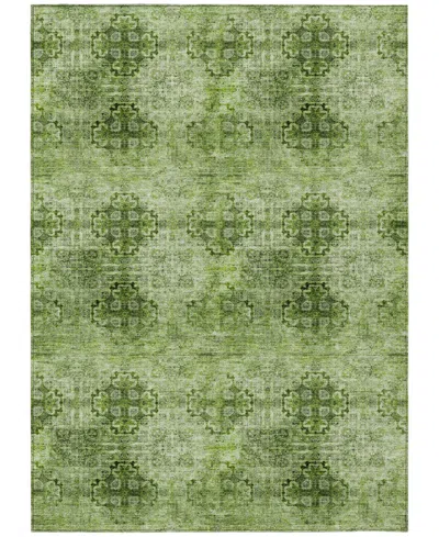 Addison Chantille Machine Washable Acn557 8'x10' Area Rug In Olive