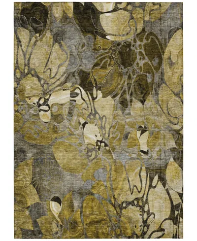 Addison Chantille Machine Washable Acn558 2'6x3'10 Area Rug In Brown