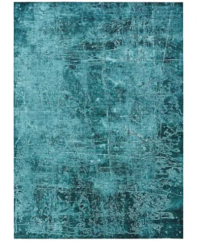 Addison Chantille Machine Washable Acn559 2'6x3'10 Area Rug In Ocean