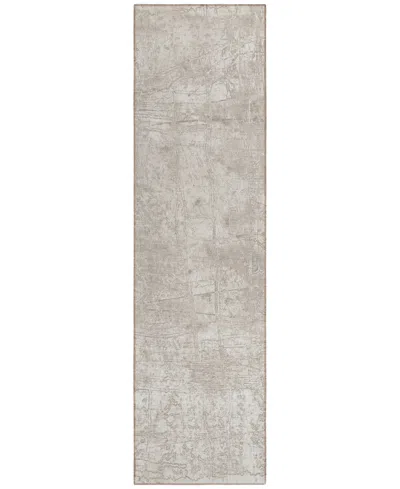 Addison Chantille Machine Washable Acn559 2'3x7'6 Runner Area Rug In Ivory