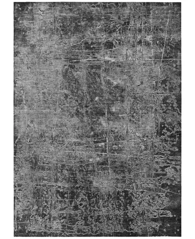 Addison Chantille Machine Washable Acn559 9'x12' Area Rug In Gray