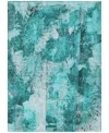 Addison Chantille Machine Washable Acn560 2'6x3'10 Area Rug In Ocean