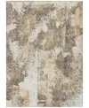 Addison Chantille Machine Washable Acn560 3'x5' Area Rug In Beige