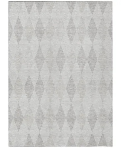 Addison Chantille Machine Washable Acn561 10'x14' Area Rug In Gray