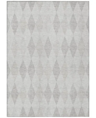 Addison Chantille Machine Washable Acn561 2'6x3'10 Area Rug In White