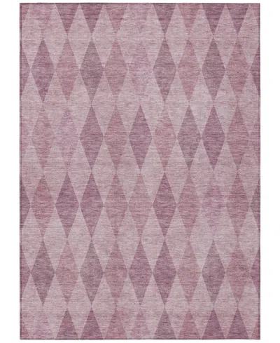 Addison Chantille Machine Washable Acn561 2'6x3'10 Area Rug In Pink