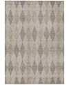 Addison Chantille Machine Washable Acn561 5'x7'6 Area Rug In Beige