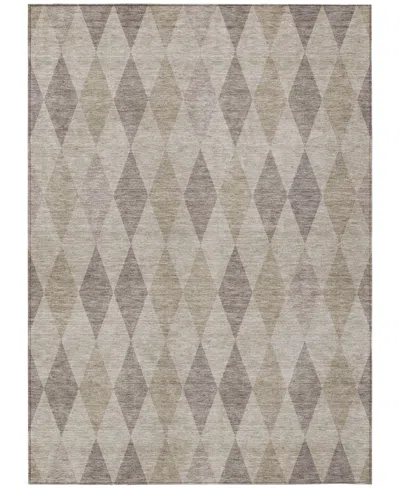 Addison Chantille Machine Washable Acn561 5'x7'6 Area Rug In Gray
