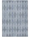 Addison Chantille Machine Washable Acn561 8'x10' Area Rug In Denim