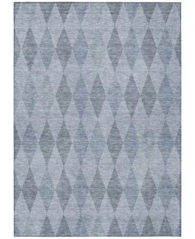 Addison Chantille Machine Washable Acn561 8'x10' Area Rug In Denim