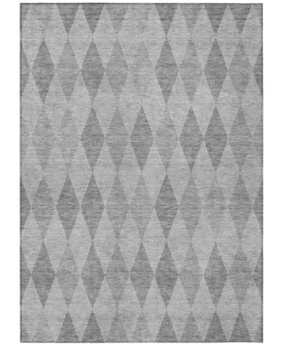 Addison Chantille Machine Washable Acn561 8'x10' Area Rug In Gray